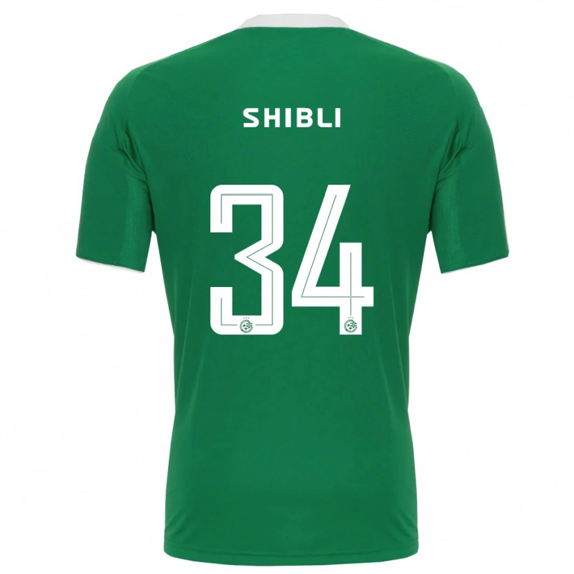 Danxen Hombre Camiseta Hamza Shibli #34 Verde Blanco 1ª Equipación 2025/26 La Camisa México