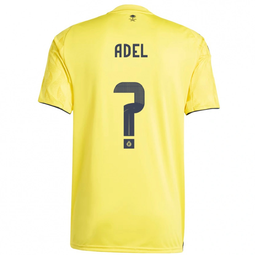 Danxen Hombre Camiseta Aida Adel #0 Amarillo Negro 1ª Equipación 2025/26 La Camisa México