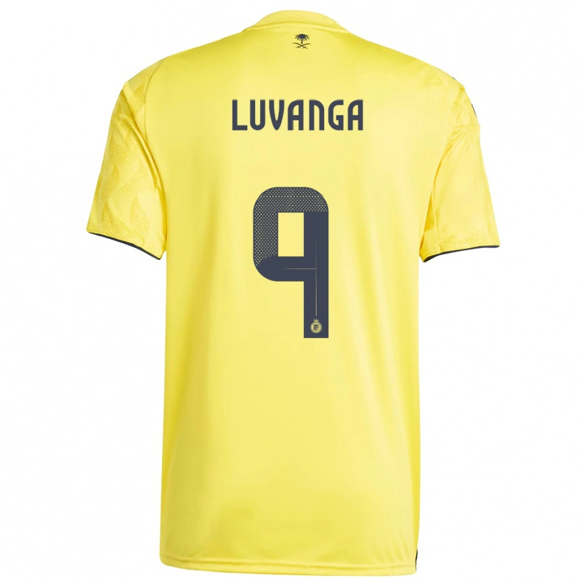 Danxen Hombre Camiseta Clara Luvanga #9 Amarillo Negro 1ª Equipación 2025/26 La Camisa México