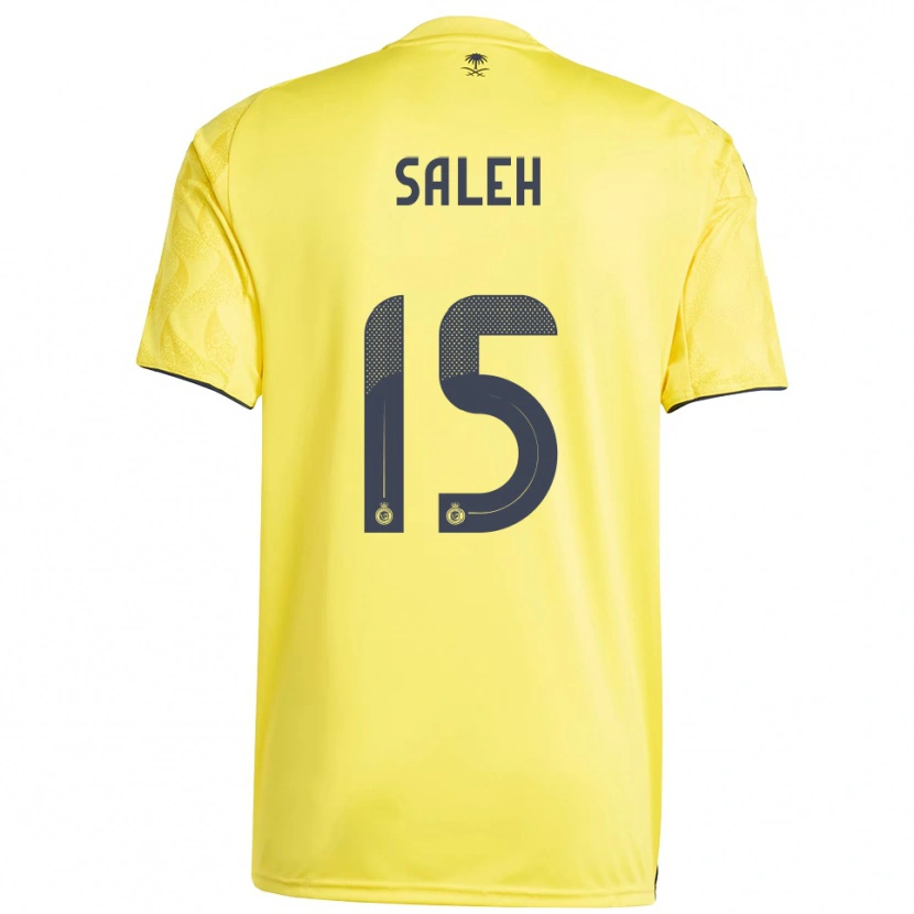 Danxen Hombre Camiseta Rinas Saleh #15 Amarillo Negro 1ª Equipación 2025/26 La Camisa México