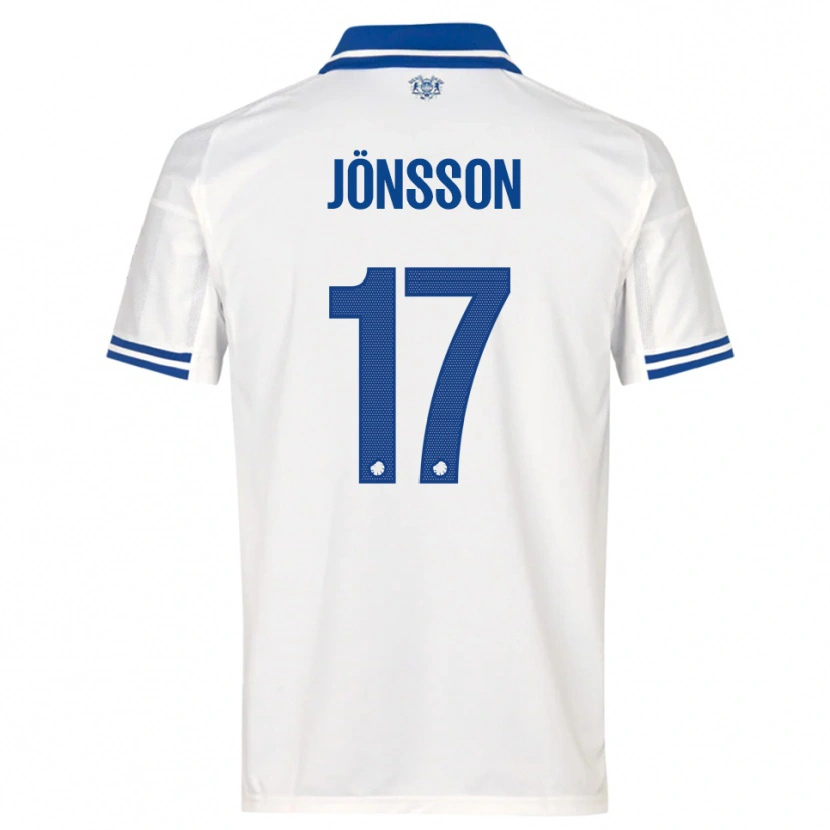 Danxen Hombre Camiseta Neo Jönsson #17 Blanco Azul 1ª Equipación 2025/26 La Camisa México