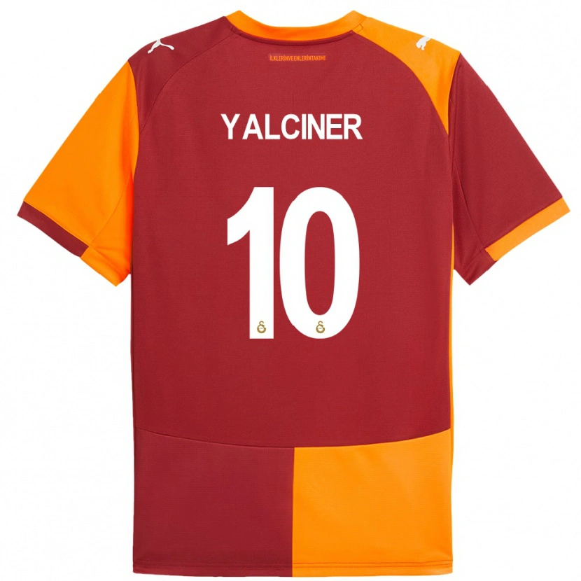 Danxen Hombre Camiseta İsmigül Yalçıner #10 Rojo Naranja 1ª Equipación 2025/26 La Camisa México