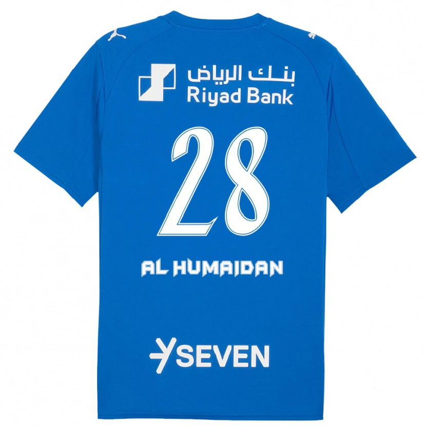 Danxen Hombre Camiseta Fay Al-Humaidan #28 Azul Blanco 1ª Equipación 2025/26 La Camisa México