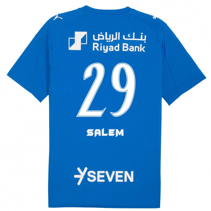 Danxen Hombre Camiseta Salem Al-Dawsari #29 Azul Blanco 1ª Equipación 2025/26 La Camisa México