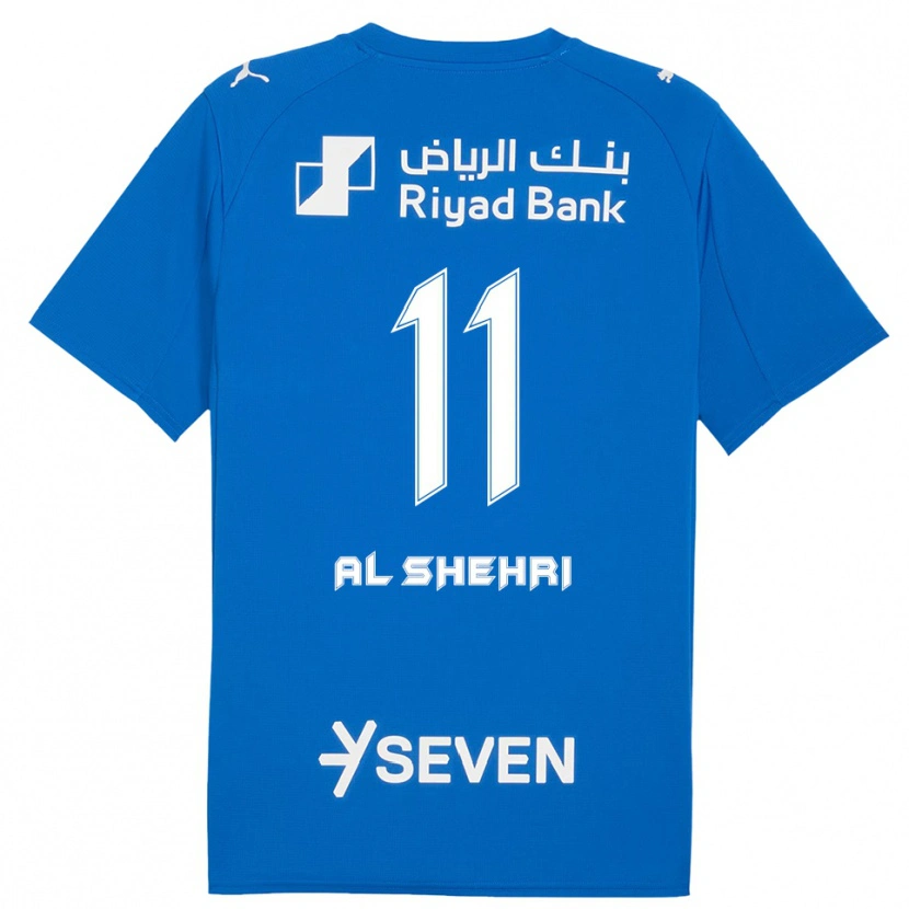 Danxen Hombre Camiseta Saleh Al-Shehri #11 Azul Blanco 1ª Equipación 2025/26 La Camisa México