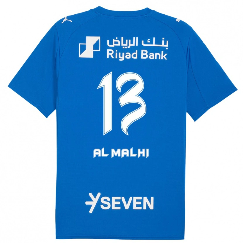 Danxen Hombre Camiseta Al Muhra Al-Malhi #13 Azul Blanco 1ª Equipación 2025/26 La Camisa México