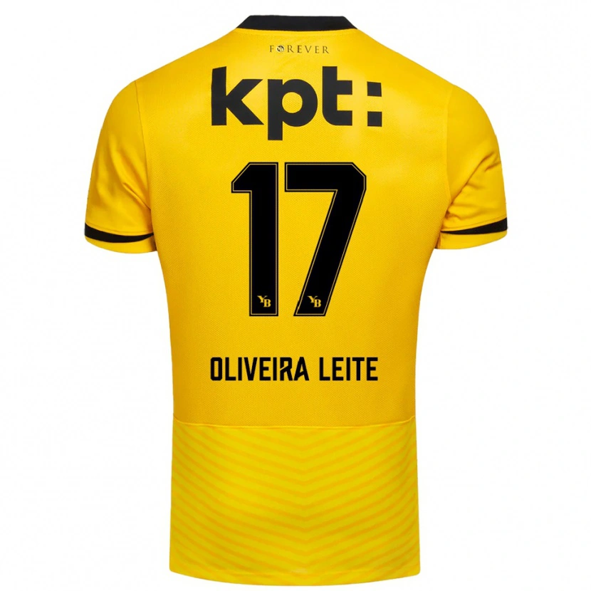 Danxen Hombre Camiseta Ana Oliveira Leite #17 Amarillo Negro 1ª Equipación 2025/26 La Camisa México