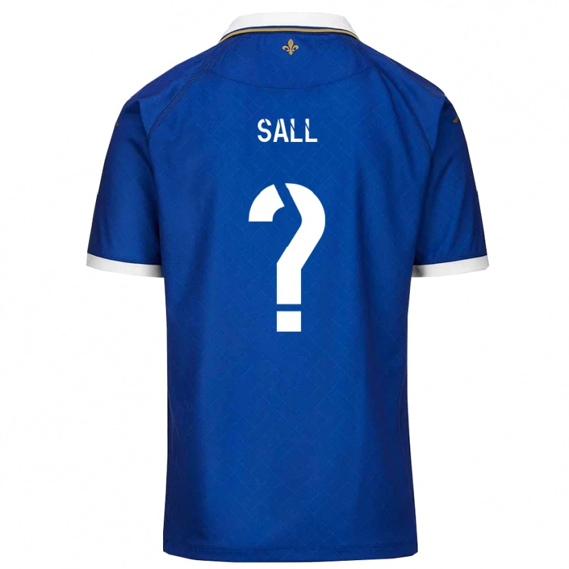 Danxen Hombre Camiseta Issa Sall #0 Azul Dorado 1ª Equipación 2025/26 La Camisa México