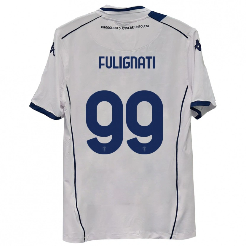 Danxen Hombre Camiseta Andrea Fulignati #99 Azul Marino Oscuro 2ª Equipación 2025/26 La Camisa México