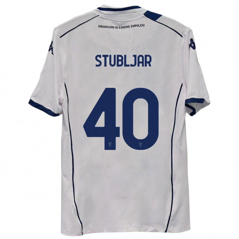 Danxen Hombre Camiseta Lovro Stubljar #40 Azul Marino Oscuro 2ª Equipación 2025/26 La Camisa México