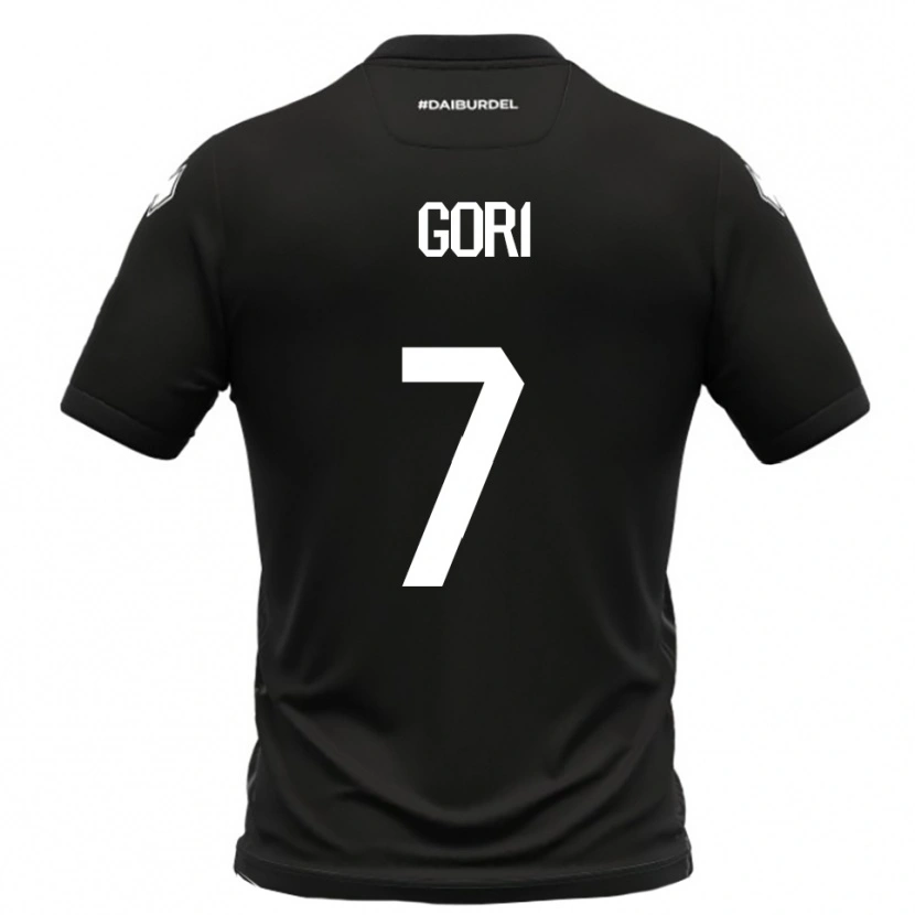 Danxen Hombre Camiseta Samuele Gori #7 Negro Blanco 2ª Equipación 2025/26 La Camisa México