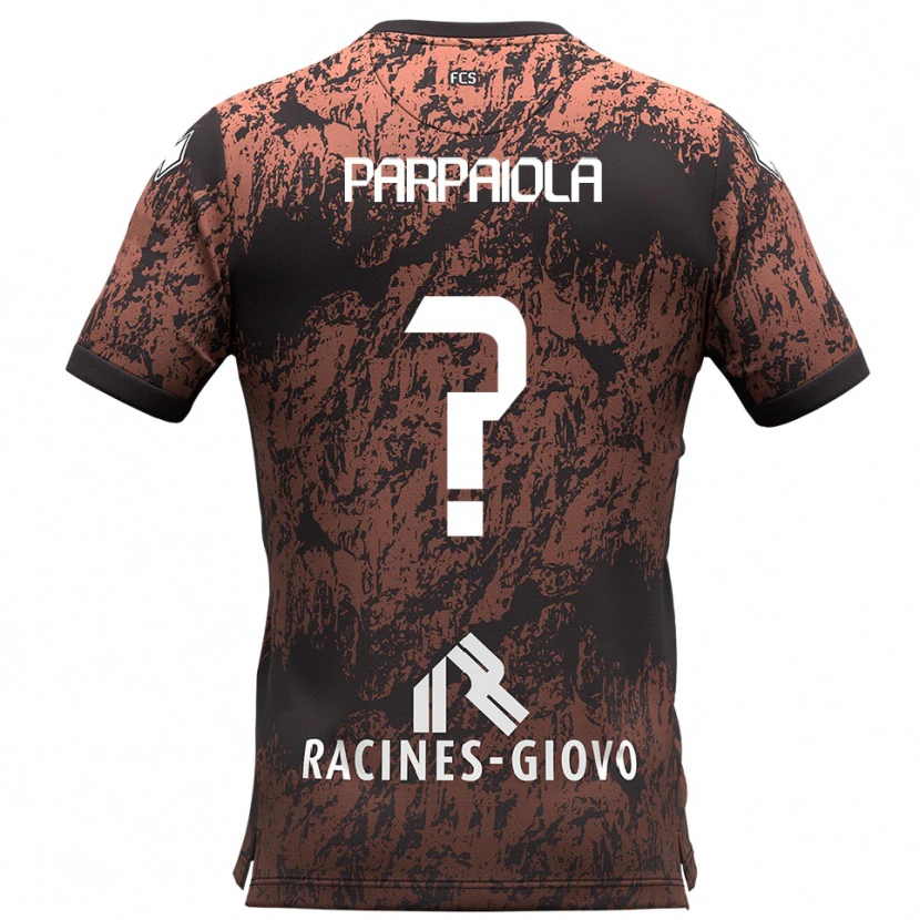 Danxen Hombre Camiseta Daniel Parpaiola #0 Marrón Negro 2ª Equipación 2025/26 La Camisa México