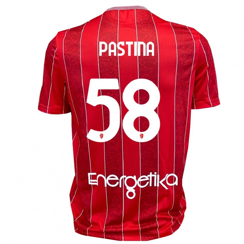 Danxen Hombre Camiseta Christian Pastina #58 Rojo Blanco 2ª Equipación 2025/26 La Camisa México