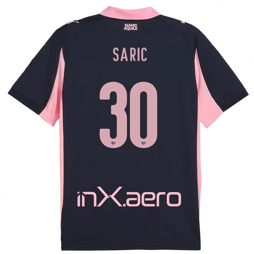 Danxen Hombre Camiseta Dario Saric #30 Marino Rosa 2ª Equipación 2025/26 La Camisa México