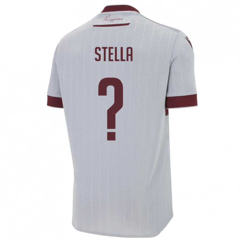 Danxen Hombre Camiseta Botti Stella #0 Borgoña Blanco 2ª Equipación 2025/26 La Camisa México