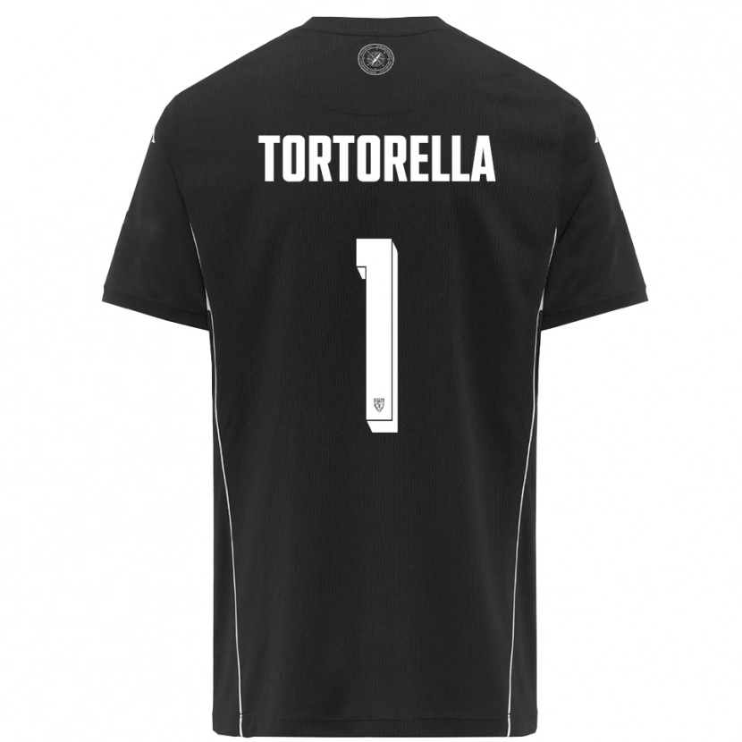 Danxen Hombre Camiseta Diego Tortorella #1 Negro Blanco 2ª Equipación 2025/26 La Camisa México