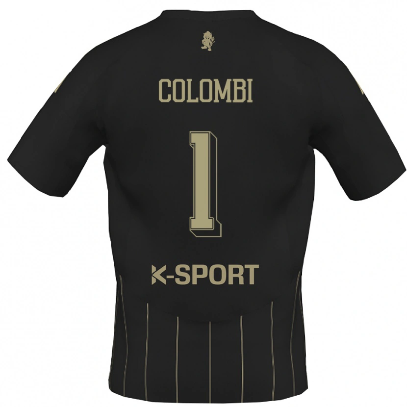 Danxen Hombre Camiseta Simone Colombi #1 Gris Blanco 2ª Equipación 2025/26 La Camisa México