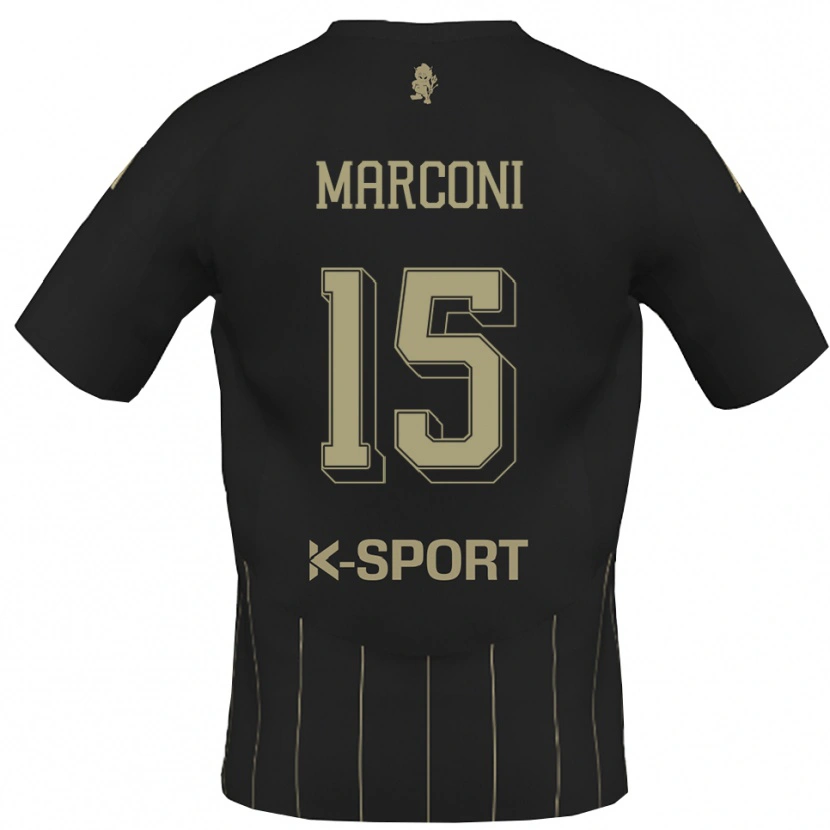 Danxen Hombre Camiseta Ivan Marconi #15 Gris Blanco 2ª Equipación 2025/26 La Camisa México