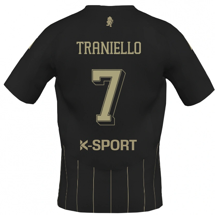 Danxen Hombre Camiseta Andrea Traniello #7 Gris Blanco 2ª Equipación 2025/26 La Camisa México