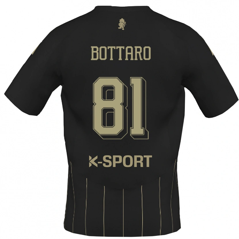 Danxen Hombre Camiseta Andrea Bottaro #81 Gris Blanco 2ª Equipación 2025/26 La Camisa México