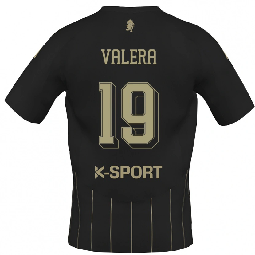 Danxen Hombre Camiseta Edgar Valera #19 Gris Blanco 2ª Equipación 2025/26 La Camisa México