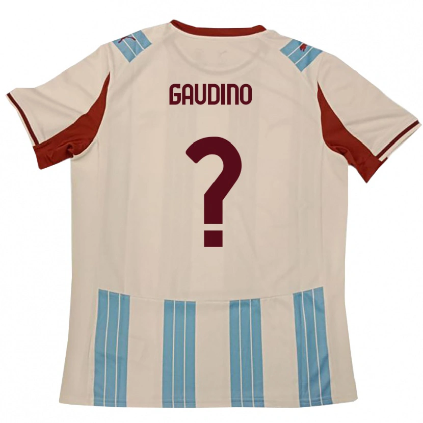 Danxen Hombre Camiseta Christian Gaudino #0 Azul Celeste Blanco 2ª Equipación 2025/26 La Camisa México