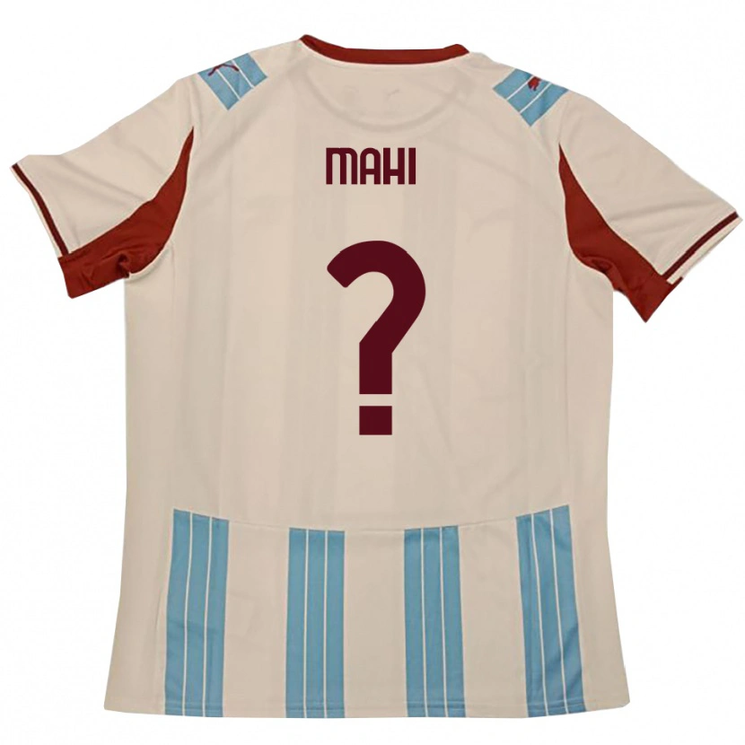 Danxen Hombre Camiseta Matteo Mahi #0 Azul Celeste Blanco 2ª Equipación 2025/26 La Camisa México