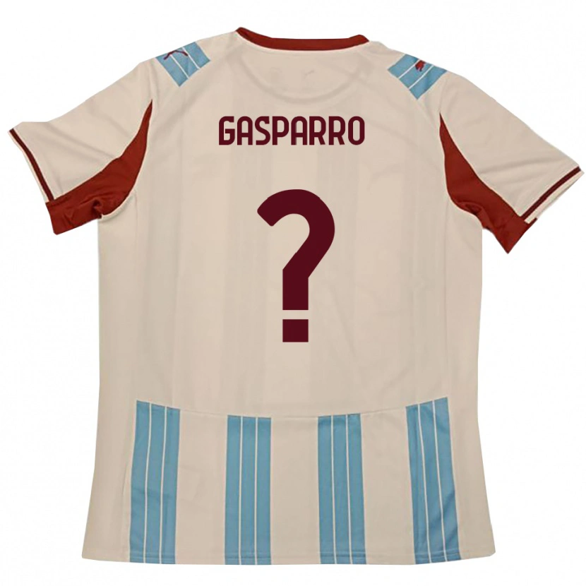 Danxen Hombre Camiseta Roberto Gasparro #0 Azul Celeste Blanco 2ª Equipación 2025/26 La Camisa México