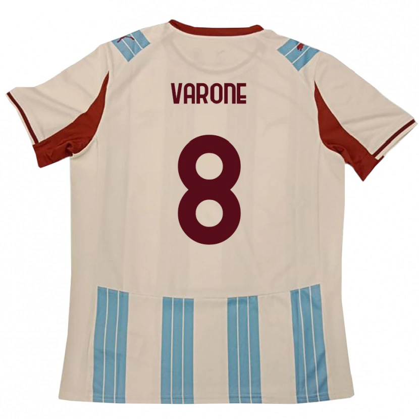 Danxen Hombre Camiseta Ivan Varone #8 Azul Celeste Blanco 2ª Equipación 2025/26 La Camisa México