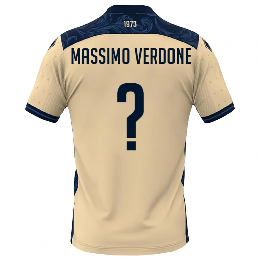 Danxen Hombre Camiseta Valerio Massimo Verdone #0 Blanco Marino 2ª Equipación 2025/26 La Camisa México