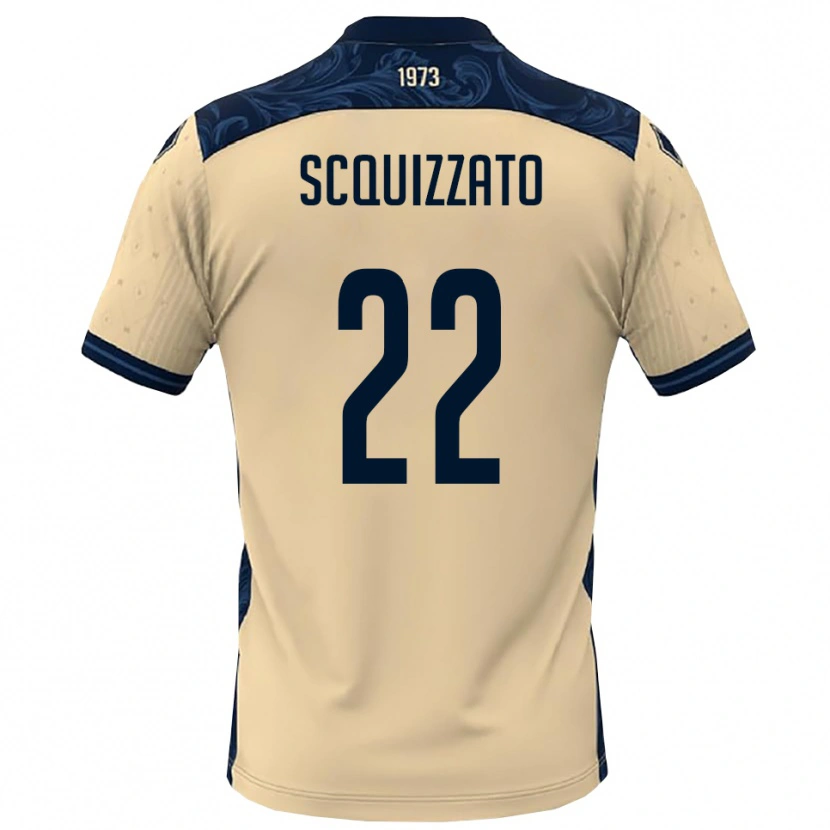 Danxen Hombre Camiseta Edoardo Scquizzato #22 Blanco Marino 2ª Equipación 2025/26 La Camisa México