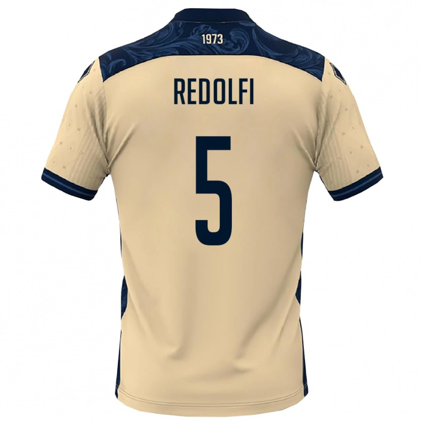 Danxen Hombre Camiseta Alex Redolfi #5 Blanco Marino 2ª Equipación 2025/26 La Camisa México
