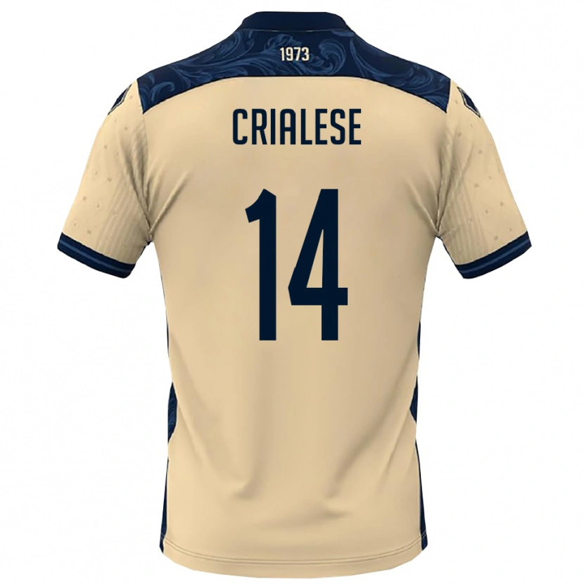 Danxen Hombre Camiseta Carlo Crialese #14 Blanco Marino 2ª Equipación 2025/26 La Camisa México