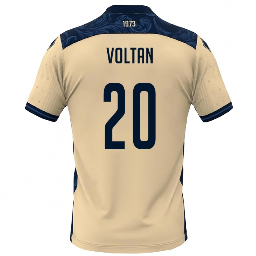 Danxen Hombre Camiseta Davide Voltan #20 Blanco Marino 2ª Equipación 2025/26 La Camisa México