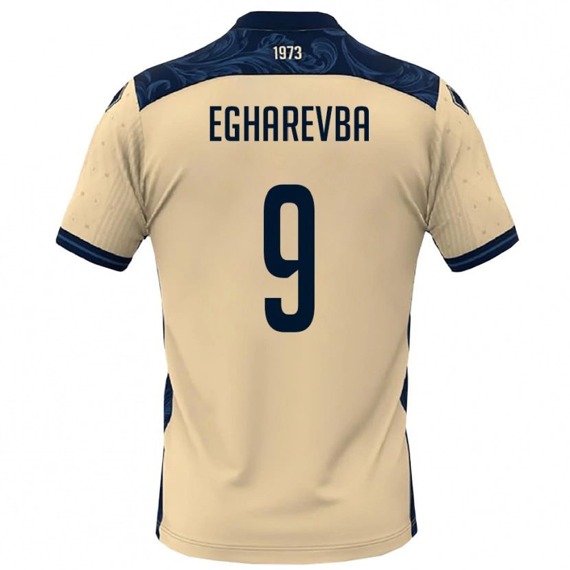 Danxen Hombre Camiseta Destiny Egharevba #9 Blanco Marino 2ª Equipación 2025/26 La Camisa México