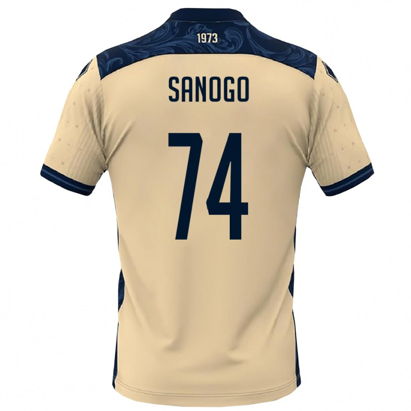 Danxen Hombre Camiseta Ahmed Sanogo #74 Blanco Marino 2ª Equipación 2025/26 La Camisa México