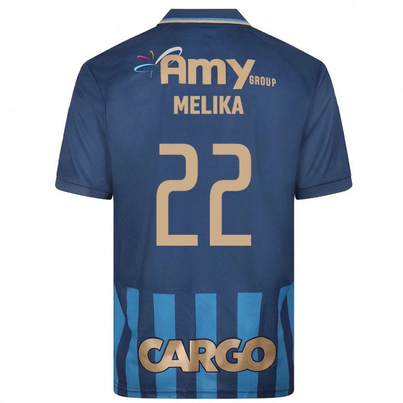 Danxen Hombre Camiseta Ofek Melika #22 Azul Marino 2ª Equipación 2025/26 La Camisa México