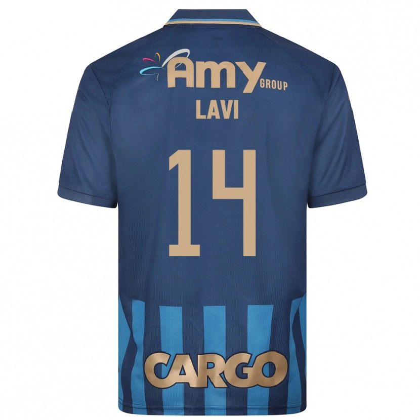 Danxen Hombre Camiseta Sahar Lavi #14 Azul Marino 2ª Equipación 2025/26 La Camisa México