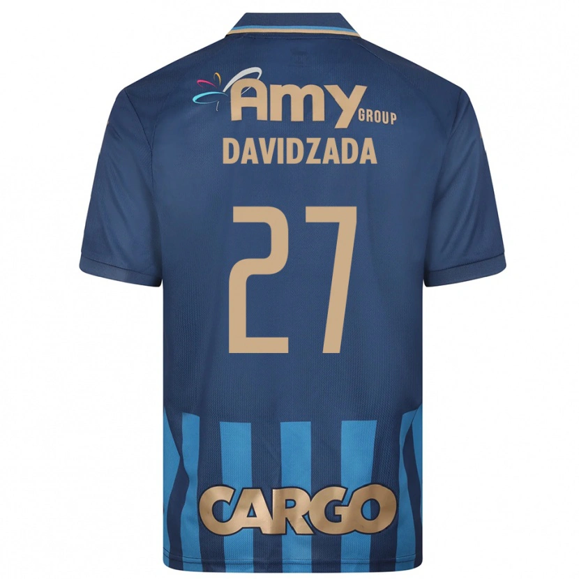 Danxen Hombre Camiseta Ofir Davidzada #27 Azul Marino 2ª Equipación 2025/26 La Camisa México