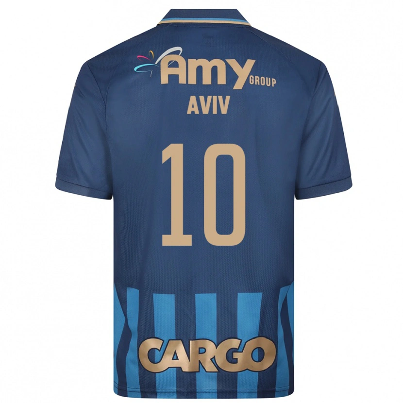 Danxen Hombre Camiseta Yoyo Aviv #10 Azul Marino 2ª Equipación 2025/26 La Camisa México