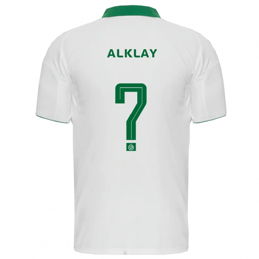 Danxen Hombre Camiseta Orel Alklay #0 Blanco Verde 2ª Equipación 2025/26 La Camisa México