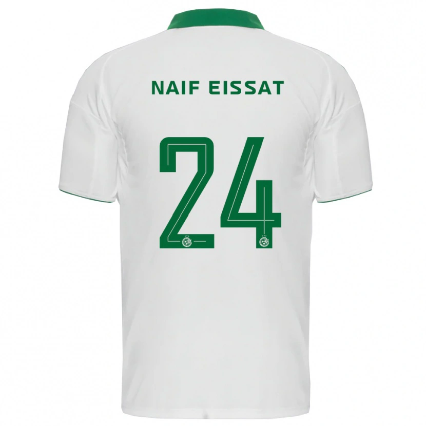 Danxen Hombre Camiseta Lisav Naif Eissat #24 Blanco Verde 2ª Equipación 2025/26 La Camisa México