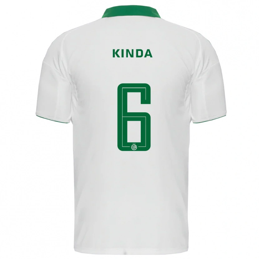 Danxen Hombre Camiseta Gadi Kinda #6 Blanco Verde 2ª Equipación 2025/26 La Camisa México