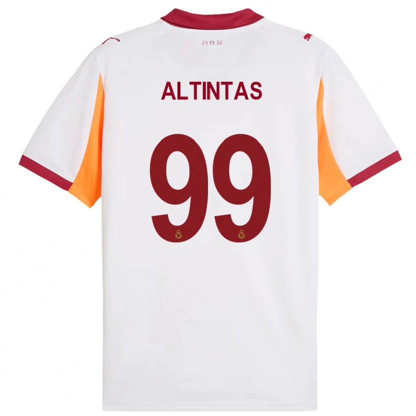 Danxen Hombre Camiseta Benan Altıntaş #99 Blanco Rojo 2ª Equipación 2025/26 La Camisa México