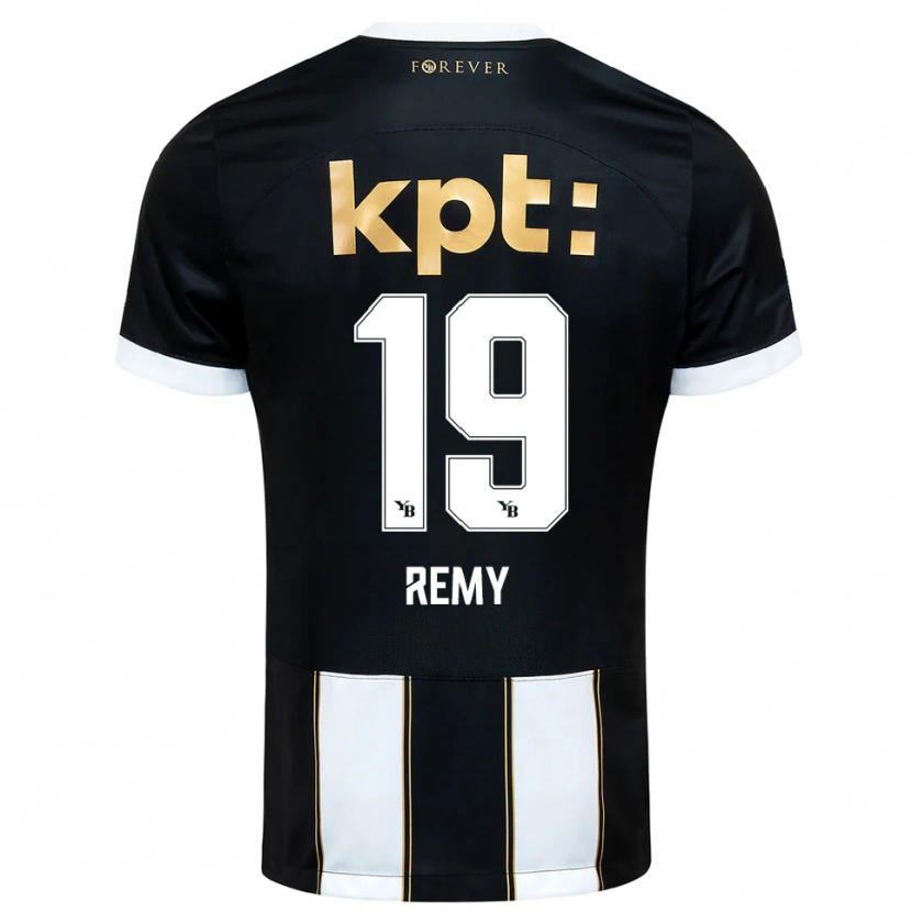 Danxen Hombre Camiseta Audrey Remy #19 Negro Blanco 2ª Equipación 2025/26 La Camisa México