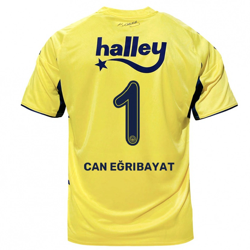 Danxen Hombre Camiseta İrfan Can Eğribayat #1 Amarillo Marino 2ª Equipación 2025/26 La Camisa México