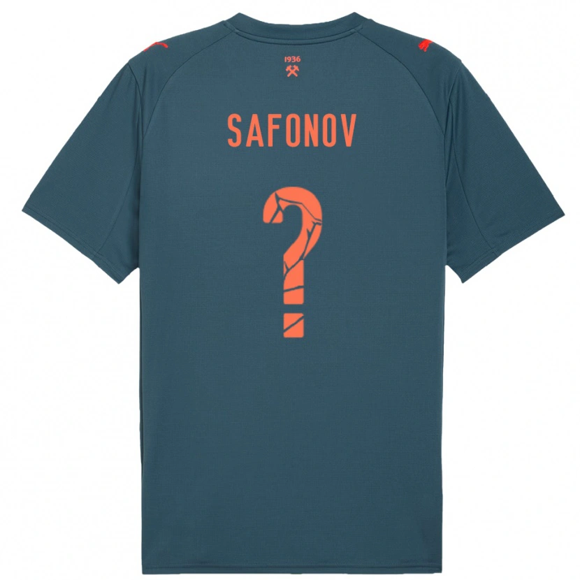 Danxen Hombre Camiseta Arseniy Safonov #0 Marino Rojo 2ª Equipación 2025/26 La Camisa México