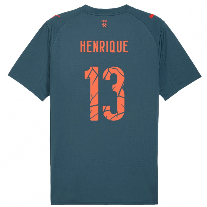 Danxen Hombre Camiseta Pedro Henrique #13 Marino Rojo 2ª Equipación 2025/26 La Camisa México