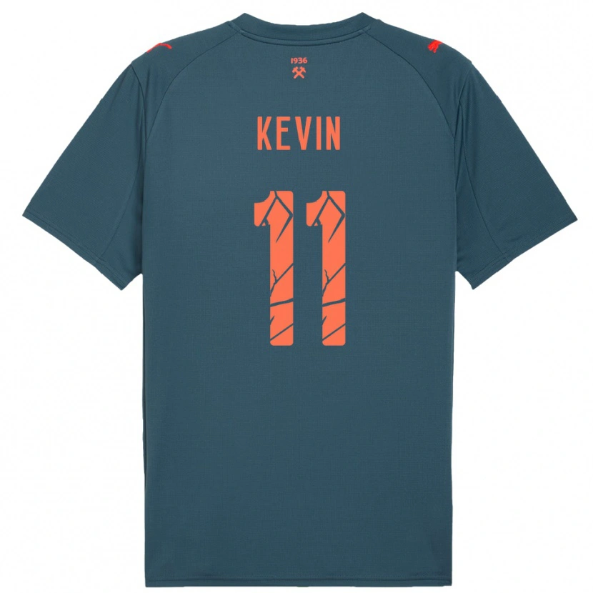 Danxen Hombre Camiseta Kevin #11 Marino Rojo 2ª Equipación 2025/26 La Camisa México