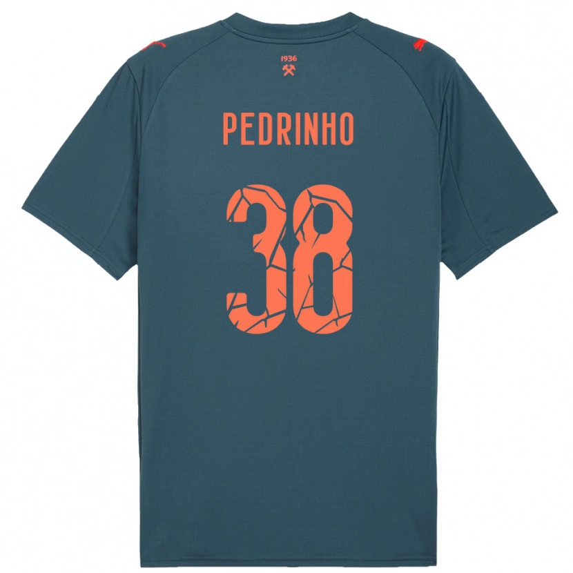 Danxen Hombre Camiseta Pedrinho #38 Marino Rojo 2ª Equipación 2025/26 La Camisa México